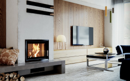 Топка DEFRO HOME RIVA SM SHORT, 16 кВт, 630/465мм, с водяным контуром