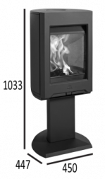 Дровяная печь-камин Jotul F 166