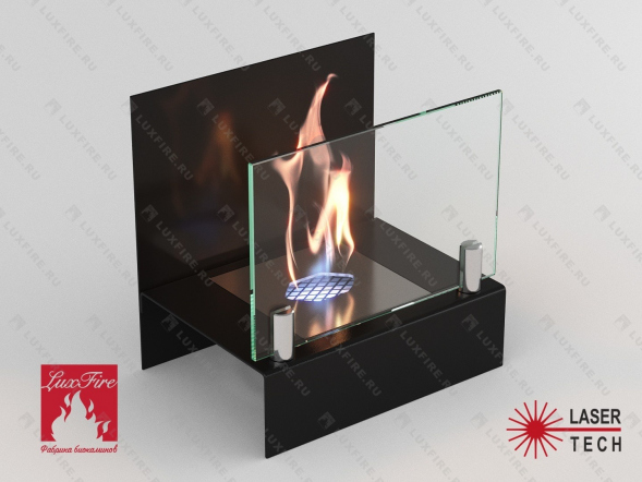 Настольный биокамин Lux Fire &amp;quot;Афиша&amp;quot; S (черный)
